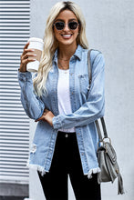 Load image into Gallery viewer, Baby Blue Denim Shacket

