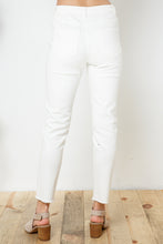 Load image into Gallery viewer, White Denim Crop Jeans
