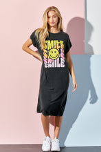 Load image into Gallery viewer, Smile More Tee Dress

