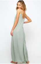 Load image into Gallery viewer, Solid Mint Woven Maxi Dress
