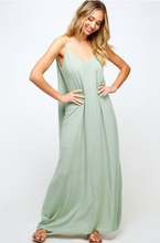 Load image into Gallery viewer, Solid Mint Woven Maxi Dress
