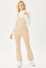 Load image into Gallery viewer, Tan Corduroy Overalls
