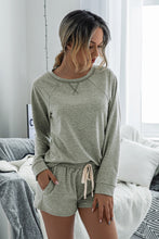 Load image into Gallery viewer, Heather Grey Shorts Lounge Set
