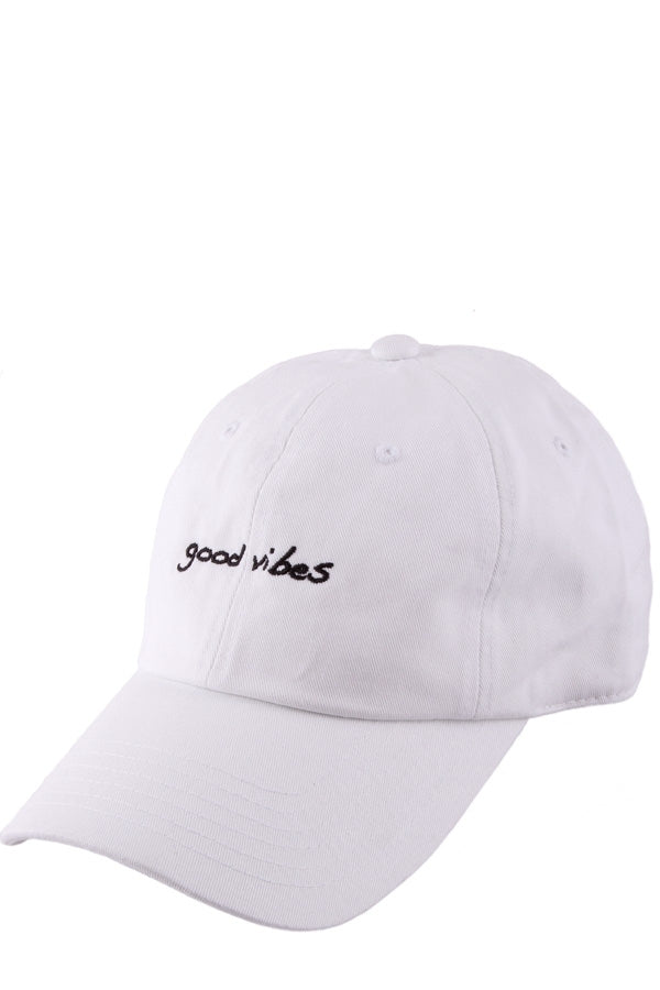 Good Vibes Embroidered Hat